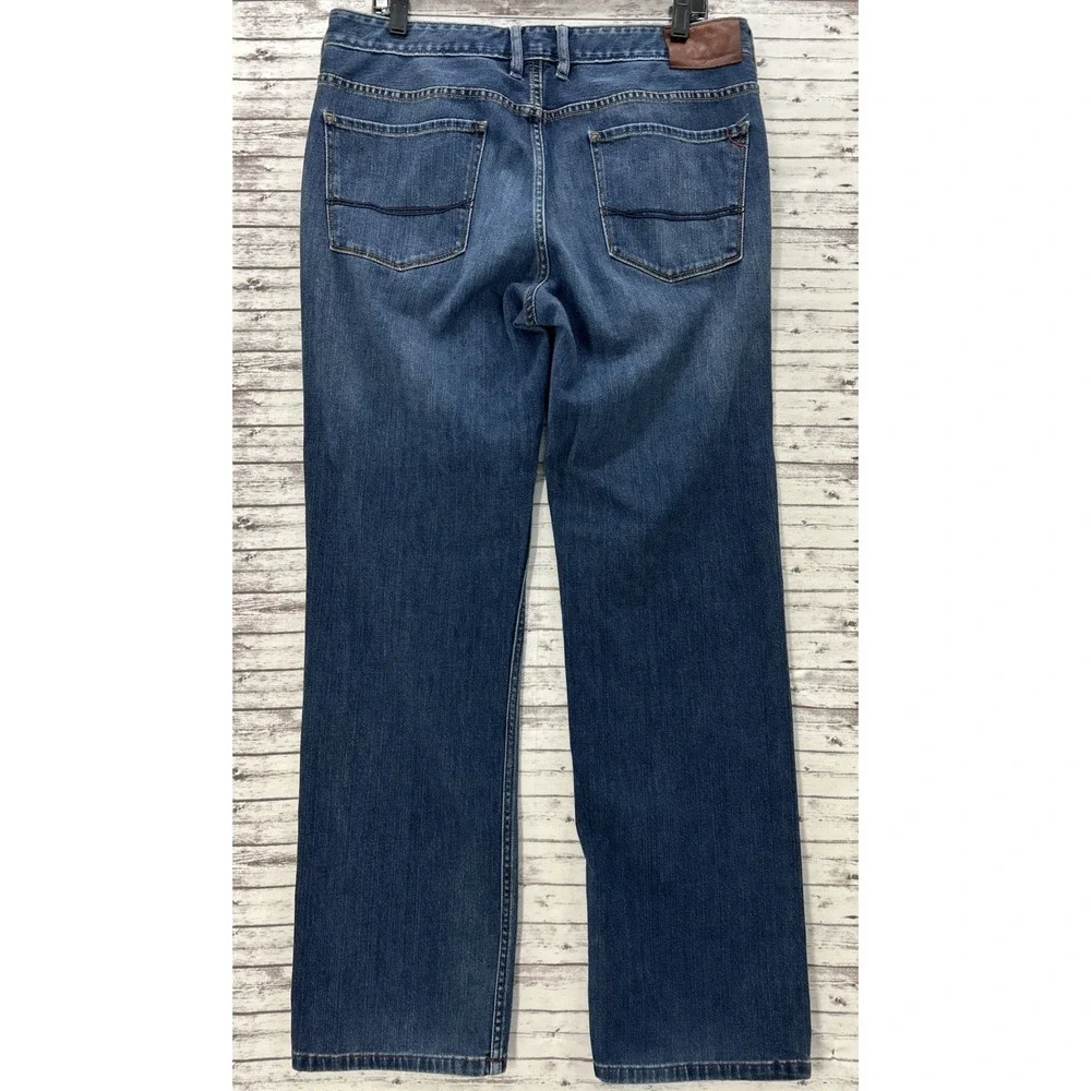 Tommy Bahama Authentic Jeans Mens 34x32 Blue Medium Wash Straight Stretch